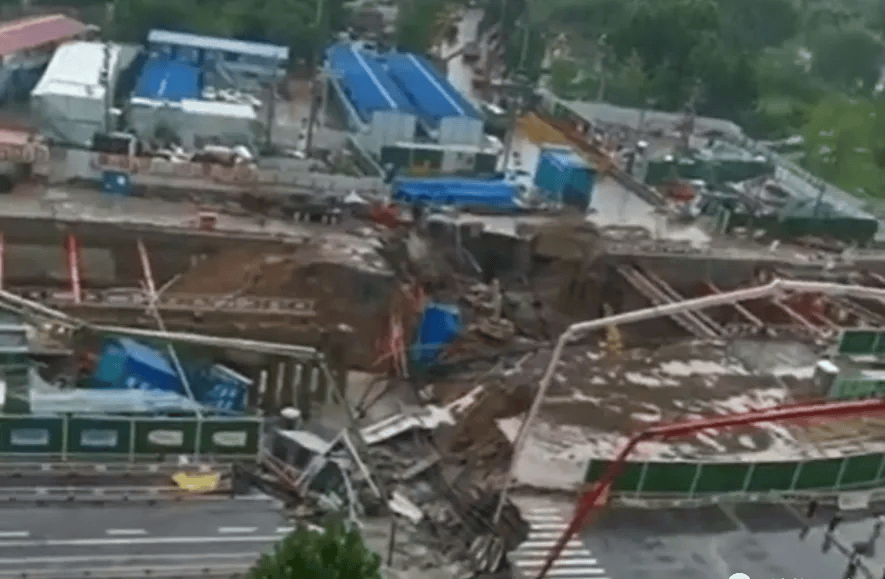 深圳一施工现场发生坍塌<strong></p>
<p>btc官网</strong>，13名作业人员失联