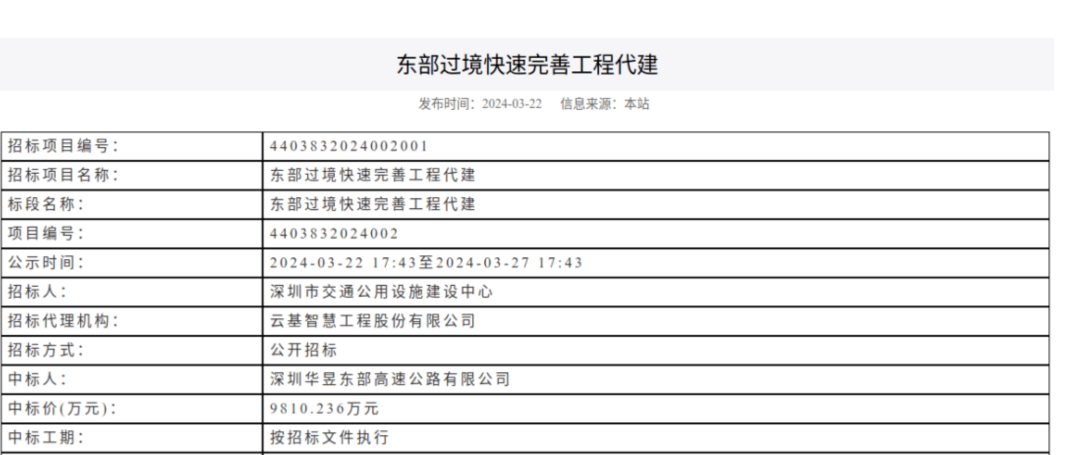 一度被传"烂尾"！盼了15年的深圳东部过境高速<strong></p>
<p>泰达币NBA</strong>，终于等来官宣推进