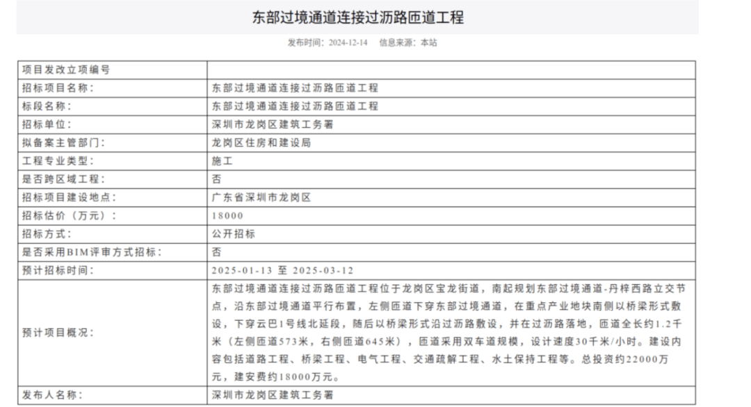 一度被传"烂尾"！盼了15年的深圳东部过境高速<strong></p>
<p>泰达币NBA</strong>，终于等来官宣推进