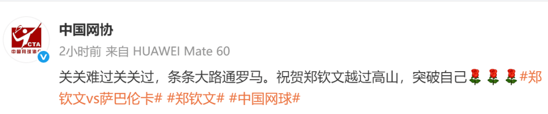 生涯首胜萨巴伦卡<strong></p>
<p>usdt如何交易</strong>，郑钦文赛后发博：山海皆可平，半决赛对阵高芙，再迎复仇之战