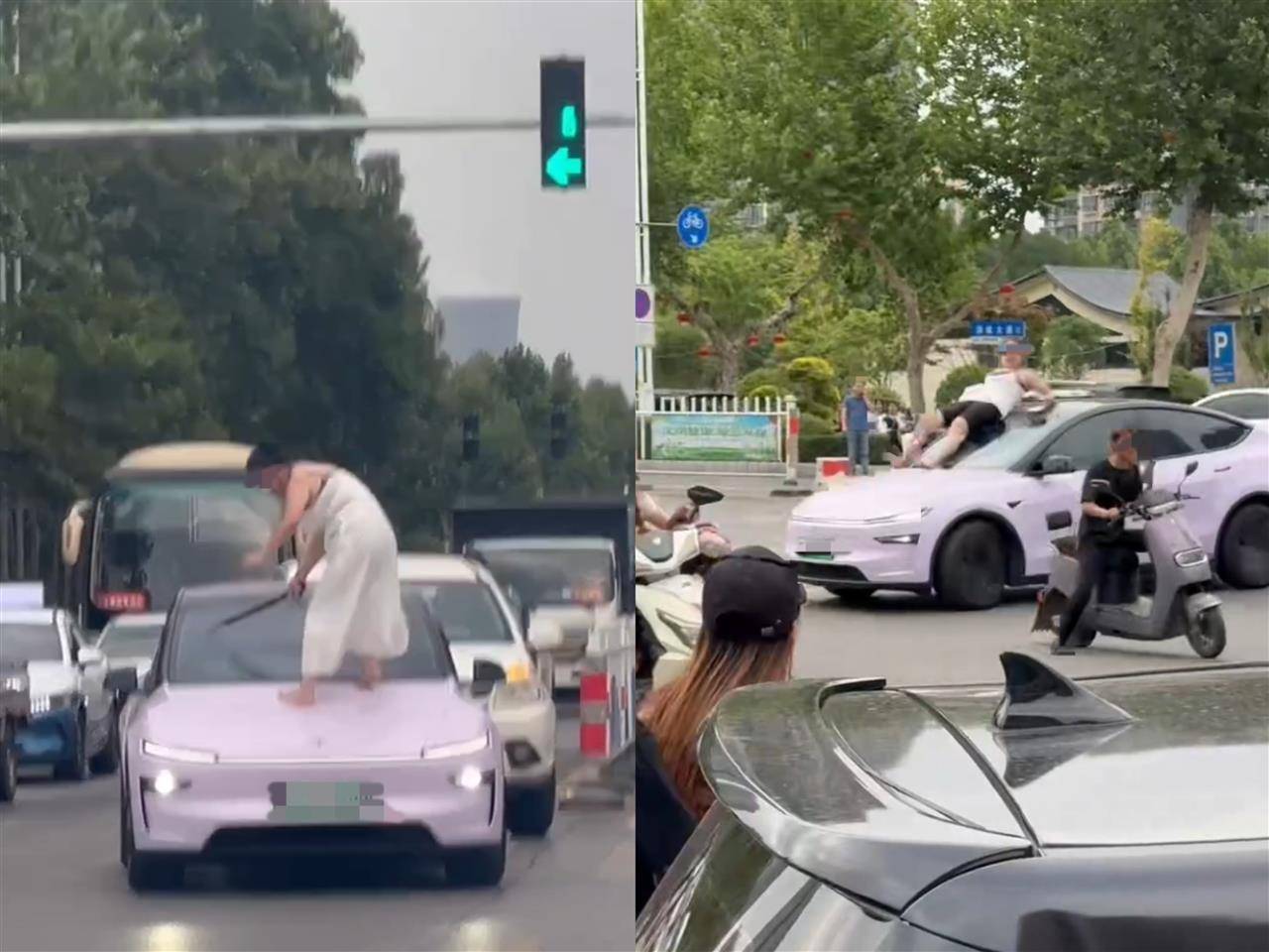 女子持械当街打砸多辆轿车<strong></p>
<p>usdt钱包官方下载</strong>，被顶在挡风玻璃上前行，当地：女子当场被控制，警方介入调查