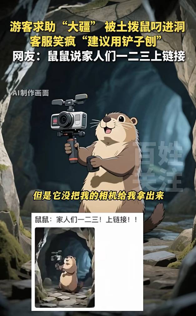 四川一游客求助“大疆”客服称设备被土拨鼠叼进洞<strong></p>
<p>以太坊官网</strong>！客服笑疯“建议用铲子刨”