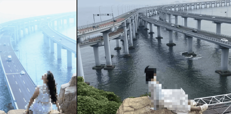 大连一跨海大桥观景台有游客翻栏杆踩空心造景石拍照<strong></p>
<p>以太坊币行情</strong>，当地回应
