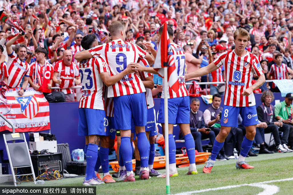 西甲-小蜘蛛双响姆巴佩破门难救主 马竞5-2送皇马赛季首败