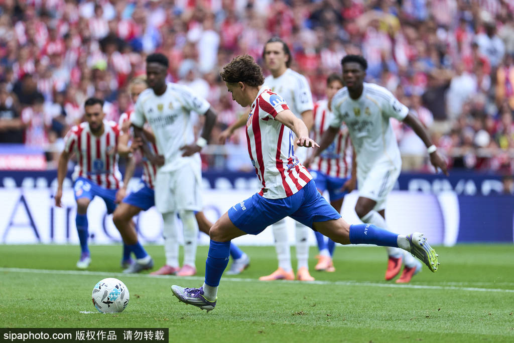 西甲-小蜘蛛双响姆巴佩破门难救主 马竞5-2送皇马赛季首败