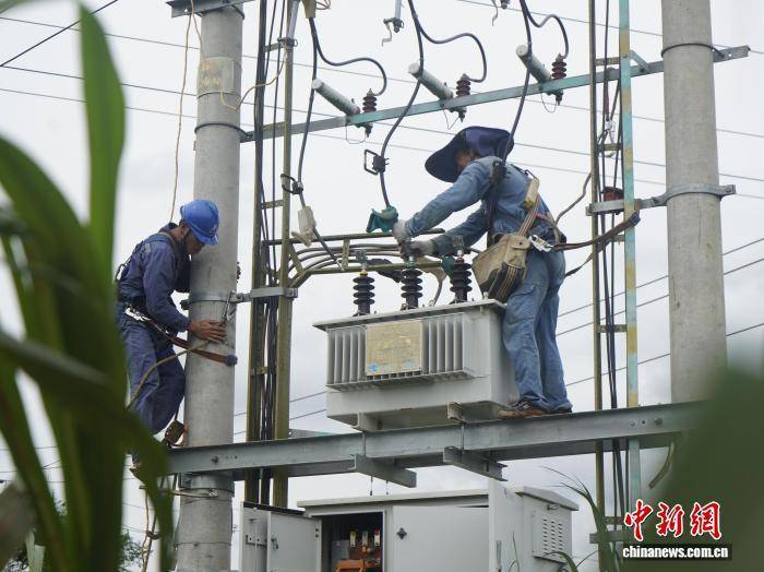 广西近九成受台风“麦德姆”影响用户恢复用电