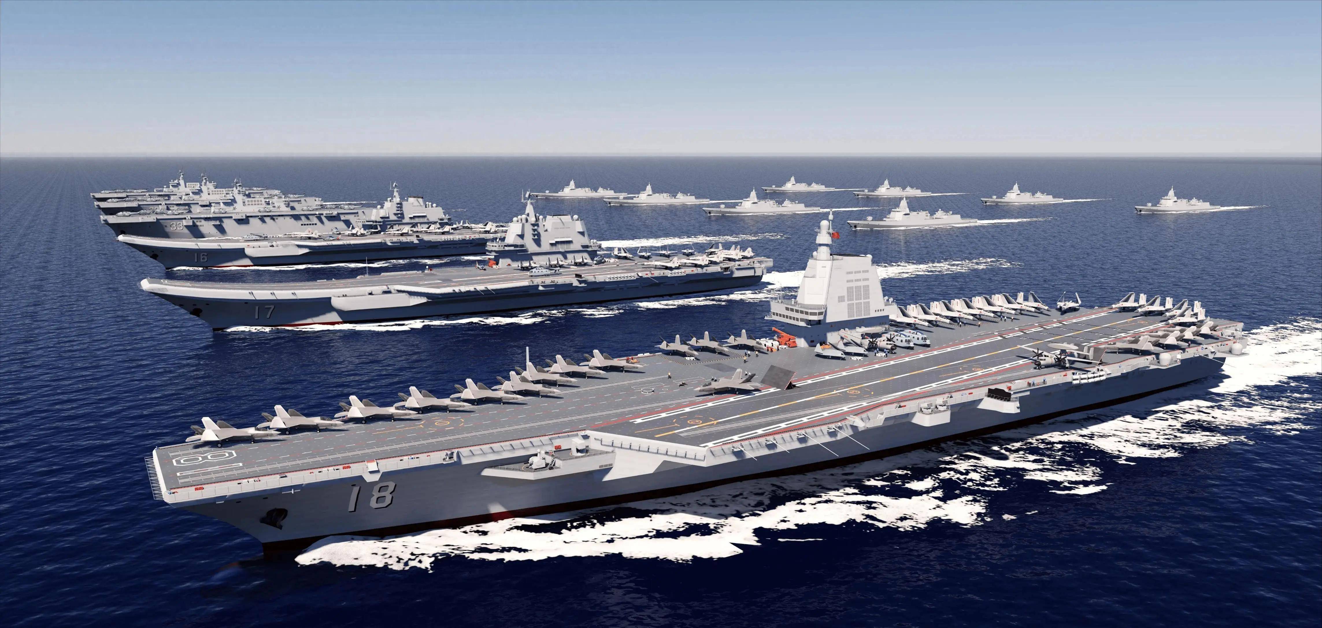 不只福建舰！中国一天17万吨主力舰同时服役<strong></p>
<p>eth官网</strong>，都快赶上半支法国海军了！