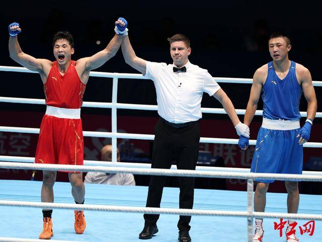 全运会拳击男子80公斤级决赛<strong></p>
<p>eth官网</strong>，王小保夺冠！