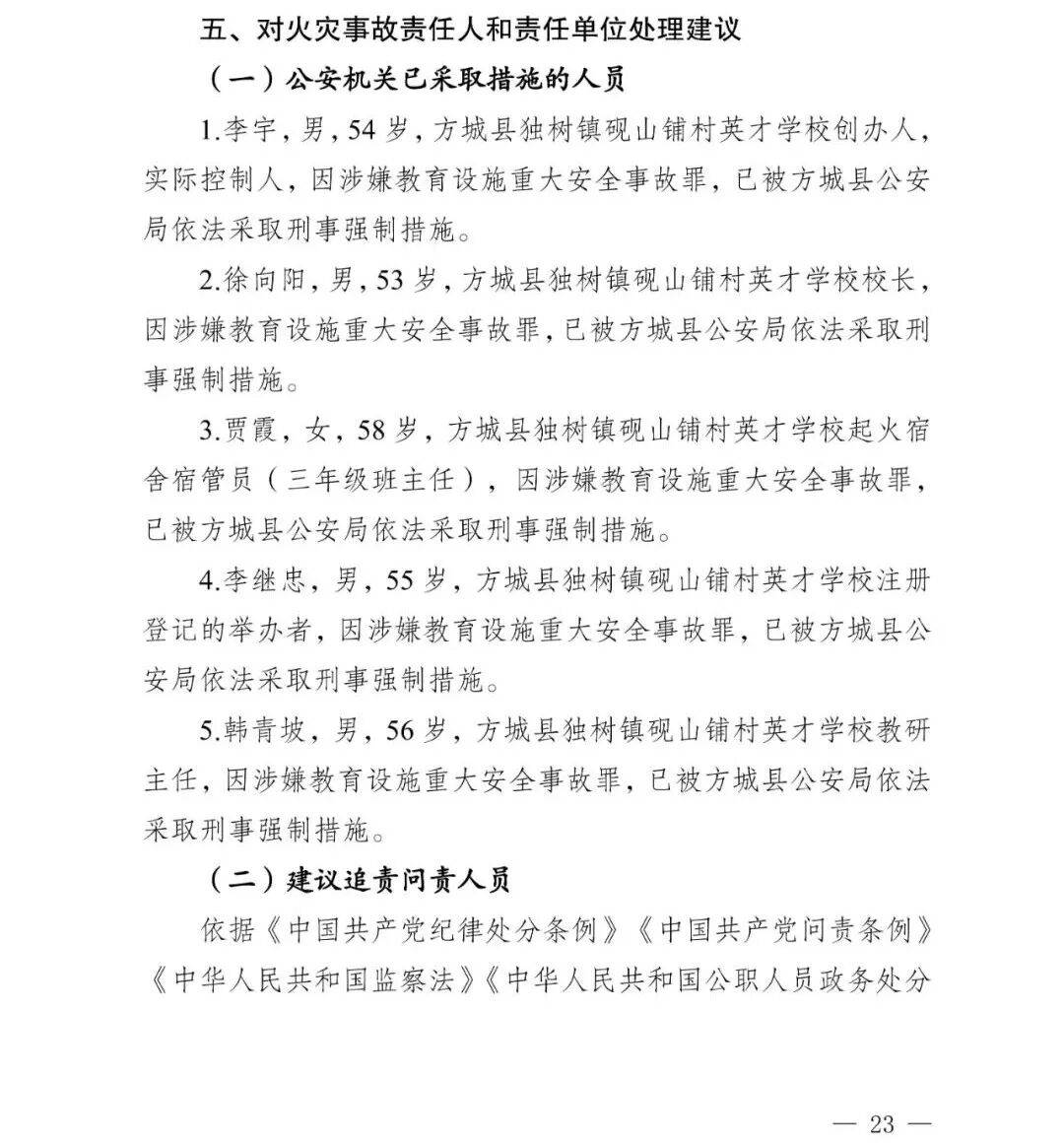 副市长、县委书记、县长、市教育局局长等25人被处理<strong></p>
<p>比特币挖矿</strong>，方城县英才学校重大火灾事故问责名单公布